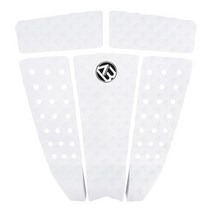 스킴 보드 Stomp Skimboards Surf Fish 용 키커가있는 5 피스 EVA 서핑 보드 데크 트랙션, 02 5p011 white