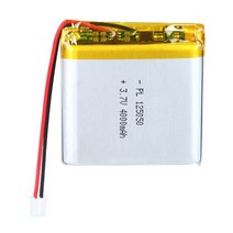 백색소음기 스터디카페 아날로그 강아지 3.7V 4000mAh 125050 충전식 리포 배터리 길이 52mm, 02 2pcs