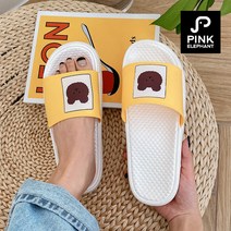 [분홍코끼리]곰돌이 탄력 슬리퍼_2.5cm