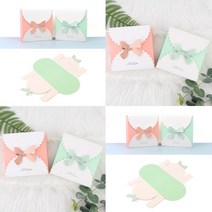 리본 정사각 선물케이스 그린 종이쇼핑백제작 선물포장 꽃다발쇼핑백 비닐쇼핑백제작 투명케이스 답례품상자