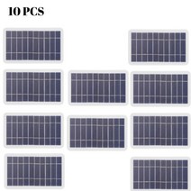 태양 전지판 전지 태양광 태양열 충전 충전기 보조배터리 베터리 태양 전지 패널 적층, 10개