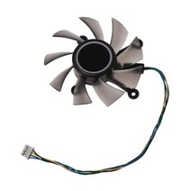 R128015SU 75mm 0.50AMP 4pin Graphics Card Cooling Fan for EAH5830 GTS 260 450