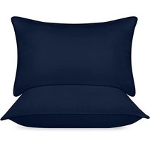 Utopia Bedding 수면용 침대 베개(화이트) 킹 사이즈 2개 세트 호텔 베개 옆으로 자는 사람 똑바로 사람 또는 엎드려 분들을 위한 쿨링 베개, White