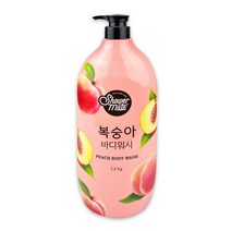 샤워메이트 내추럴 복숭아 바디워시 1.2kg -TJ 목욕 샤워 바디클렌저 샤워용품, 상세페이지 참조