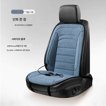 자동차 가열 방석 겨울 차량용 시트 쿠션 12V 차량용 시트 전기 보풀 2인승, 색깔9, 하나
