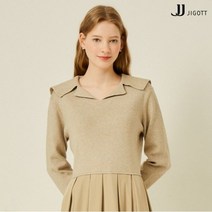 JJ지고트 플리츠 블록 니트탑 원피스 GN2P1OPT2