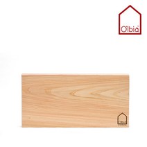 올비아 편백나무도마 (소) 무절 40x20cm