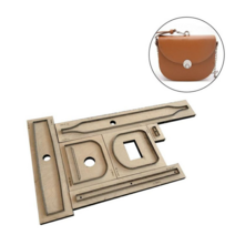 DIY 가죽공예 목형 철형아크릴 목재 금형 핸드백 가방, 국산 나이프 벨트 찹, 1개