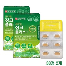 징코 플러스 60정 은행잎 추출물 플라보놀배당체 추천, 30정, 2박스