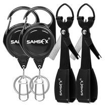 핀온릴 후크 낚시 용품 다용도 라인커터 가위 원터치 SAMSFX-프로 패스트 타이 낚시 퀵 매듭 도구 네일 매, 10 B Knot Tool 2Sets