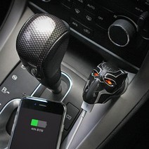 2포트USB 충전기 시빌워 피규어 MARVEL 차량용 시거잭 포굿드라이브, 블랙팬서