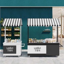 분식 카트 행사 식당 간식차 라멘 트럭 대학교 축제, 상세 페이지 참고, 블랙 바디 160x60x200