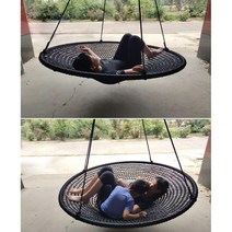 원형그네 해먹 실내 놀이터 카페 캠핑 유아 어린이집 스윙 60 80, 60CM 스윙 - 아웃도어 패키지