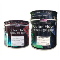 [노루페인트] 칼라에폭시 예그리나 칼라플로어 하도6KG +색소(공장 사무실 호텔 커피숍 주차장바닥), 다크퍼플(주제+경화제+색소)