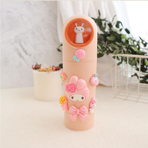 [당일발송] [무료배송]산리오 양치컵세트 어린이집 유치원 휴대용 치솔보관 케이스 시나모롤 마이멜로디, 1개