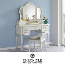 크로니클 화이트엔틱 신혼가구 세라끄 콘솔화장대 B형 CSC-6026