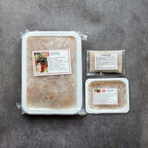 시원식품 가자미비빔회 2인분 풀세트 야채포함 비빔회소스 김가루 깨소금 참기름, 04_가자미순살회240g