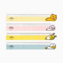 카카오프렌즈 15cm자 1개_방안자_직자_카카오프렌즈학용품, 튜브