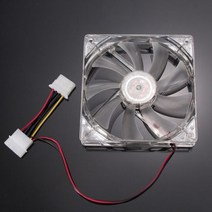 120mm PC 컴퓨터 팬 4 LED 케이스 다채로운 플라스틱 냉각 팬 컴퓨터 케이스 CPU 쿨러 라디에이터 arsylid 쿨러 12cm 팬, white