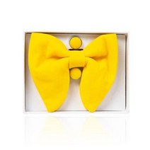 Ikepeibao 남성 사전 묶인 오버사이즈 화이트 나비 넥타이 턱시도 벨벳 커프스 단추 손수건 세트 선물 상자