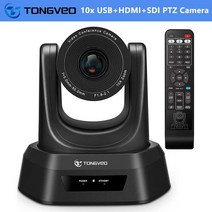 화상회의시스템TONGVEO화상 회의 1080P PTZ 카메라 10X 줌 USB/HDMI/SDI 비즈니스 교회 라이브 스트리밍, 한개옵션0