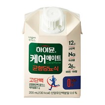 하이뮨 케어메이트 균형 당뇨식 환자 영양식 24팩, 1세트