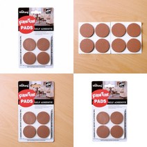 마트498 EVA 원형 바닥보호패드 4CM8P 바닥완충재 층간소음재 장판보호 스크래치방지 식탁의자발커버 가구패드