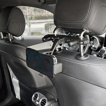 ARKON 맥세이프 MWC-RSHM7 차량용 헤드레스트 무선 충전 스마트폰 거치대 뒷좌석 휴대폰 핸드폰 거치대, 1개, 아콘 MWC3-RSHM7