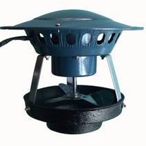 화목난로흡출기 스토브 환기 농업용 연통 흡출기 배기, 80와트직경13.5cm