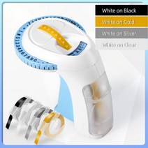 휴대용 3D 점자 라벨 기계 레터링 양각 라벨러 6 롤 테이프 가정용 DIY 공예 쉬운 사용, 1 Printer 4 Tapes 10