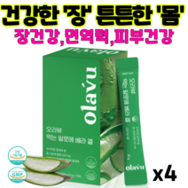 뉴트리커먼 오라뷰 먹는 알로에 젤리 스틱 베라겔 420mg 면역력증진 피부관리 면역다당체 맛있는 알로에 겔 건강증진 콜라겐 히알루론산 장건강 식품, 4박스(60포), 4개
