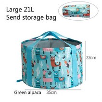 접이식 세면대 휴대용 대용량 야외 다용도 버킷 욕조 가방 온수 풋 담그는