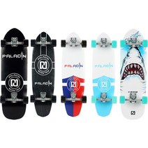 팔라딘 랜드서핑 서프 카빙 크루져보드 스케이트보드, 76센티(30인치)블랙