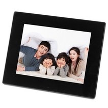 유니콘 8인치 슬림 디지털 포토프레임, 블랙, LTD-800A
