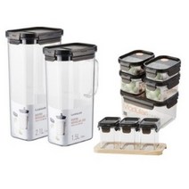 락앤락 비스프리 모듈러 식탁용 물병, 혼합색상, 1500ml 2개