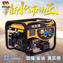 캠핑용 저소음 소형 발전기 220V 3000W, 3kw 수동 시작 + 다중 연료 220v