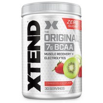 Scivation XTEND 오리지널 BCAA 파우더 스트로베리 키위 스플래시 90회 분, 30.0 Servings (Pack of 1), Airheads White Mystery