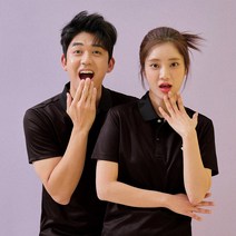 요넥스 221TS041U 공용 배드민턴 반팔 티셔츠 블랙