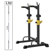 squat 가정용 헬스 짐 피트니스 허벅지 운동 스쿼트 분리형 헬스 렉 랙 9, 2-블랙 w02☆ 패러럴 바 스쿼트 랙+1