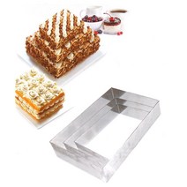 구움과자 떡케잌 강정 직사각 무스링 3종 치즈틀 키즈쿠킹