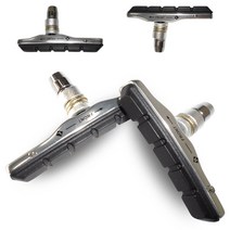 (바이크7) V 브레이크 고급형 패드 7.2cm 실버 MTB 자전거, 1개