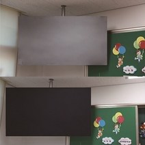 nawanis 티비 커버 가리개 TV 덮개 대형 특대 특특대 방수 가구 전자제품 카바, 특대형-그레이 70-90인치