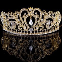 라온드레스 헤어핀. 왕관. 웨딩티아라. 웨딩왕관. 헤어장식. 티아라-C-34