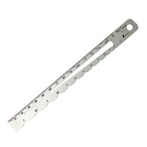 SHINWA R게이지 S-73570 R0.5-7mm 래디어스스케일