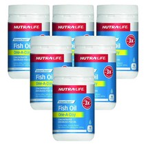 뉴트라라이프(Nutra-Life) 뉴트라라이프 피쉬오일(오메가3) 원어데이 90캡슐 X 6개, 540캡슐, 1세트