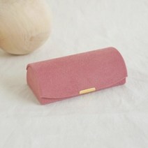 에브리테일 미니 벨벳 보석함 반지 케이스 주얼리 보관함, 핑크