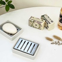 도자기 스덴 비누받침대 물빠짐 비누곽 건조 거치대 홀더 세면대 욕실용품