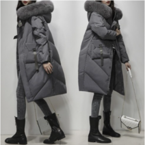 여성 루즈핏 패딩 점퍼 빅사이즈 롱패딩 XL-5XL