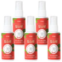 모스넷프로액 민트향 진드기 모기기피제 60ml 5개, 모기기피제 5개