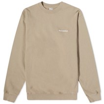 스포티 앤 리치 Sporty & Rich Serif Logo Crew Sweat - Elephant & White